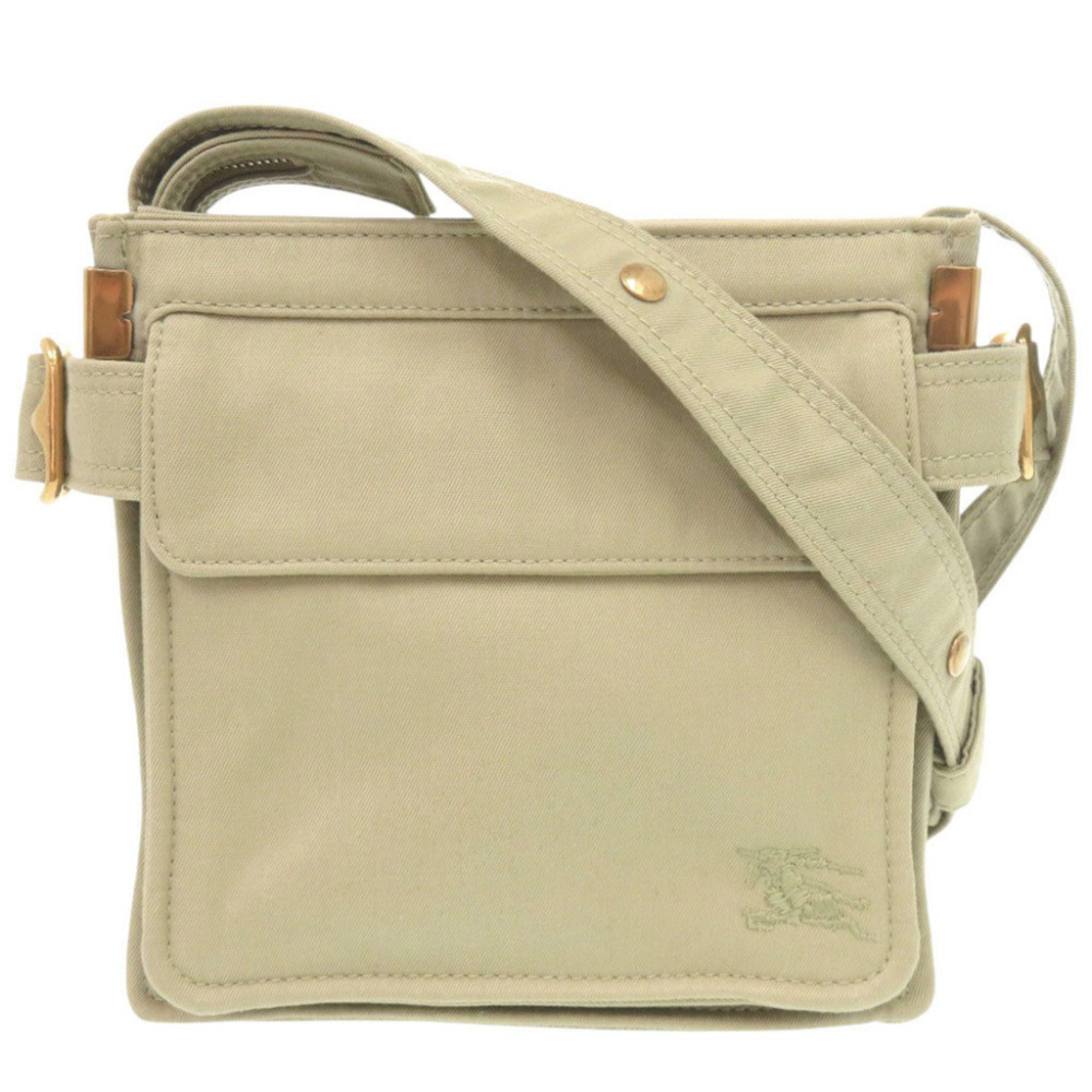 Burberry Mini Trench Tote Canvas Khaki Shoulder Bag 1302BURBERRY